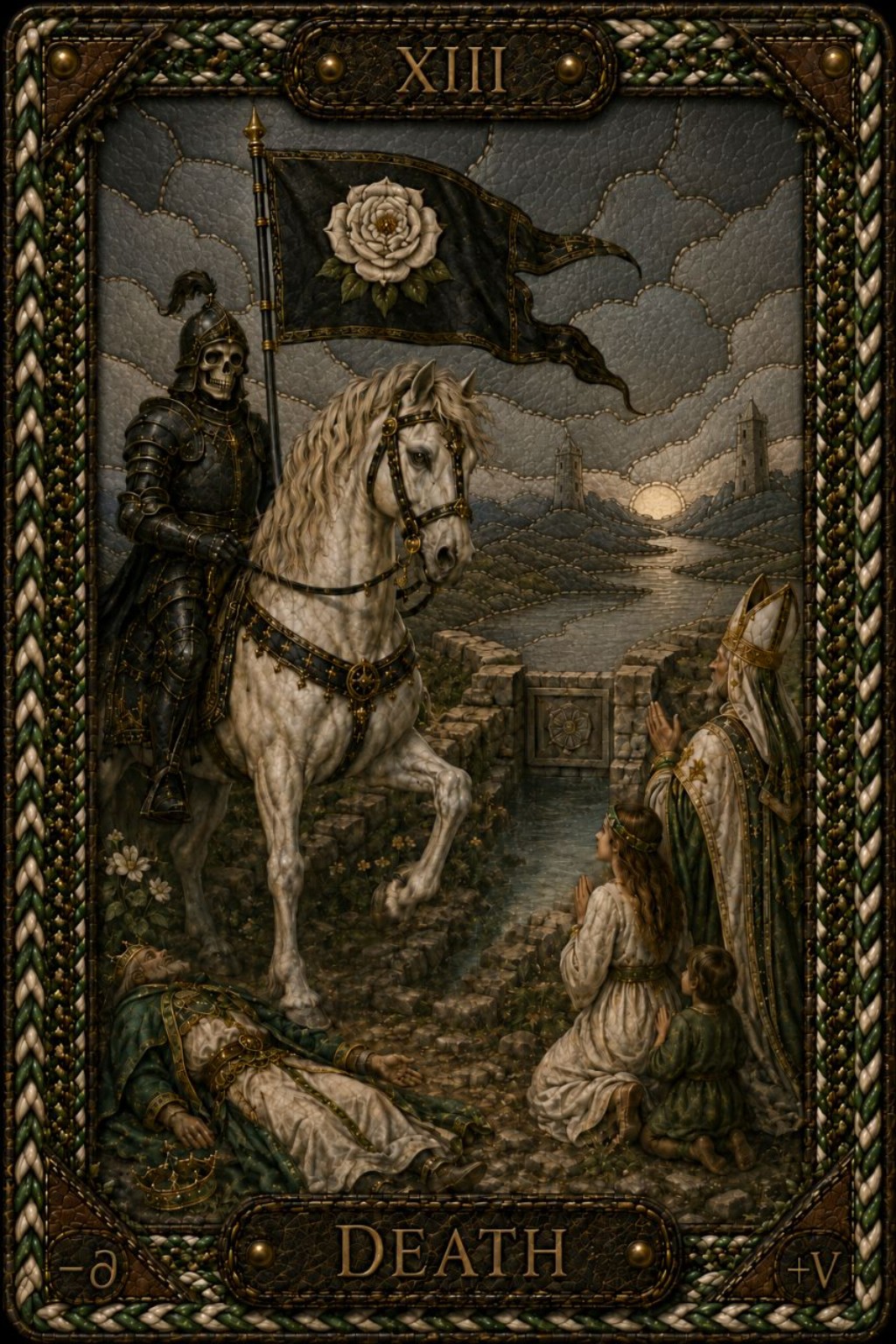 Смерть, XIII — авторская карта Таро Павла Медведева